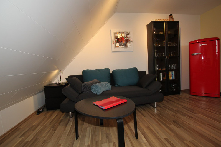 Ferienwohnung Smutje Wohnzimmer