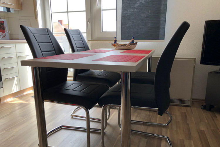 Ferienwohnung Smutje Wohnzimmer